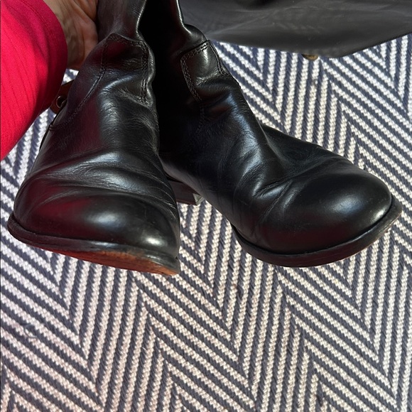 Frye Melissa Zip/Button-Back Riding Boots - Picture 4 of 8